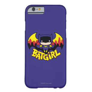 Chibi Batgirl With Gotham Skyline & Logo Barely There iPhone 6 Case