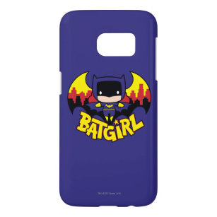 Chibi Batgirl With Gotham Skyline & Logo