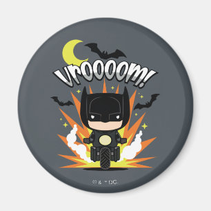 Chibi Batman Batcycle Magnet