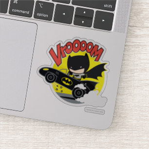 Chibi Batman In The Batmobile