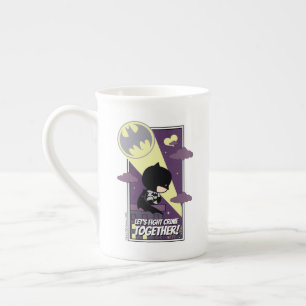 Chibi Batman - Let's Fight Crime Together Bone China Mug