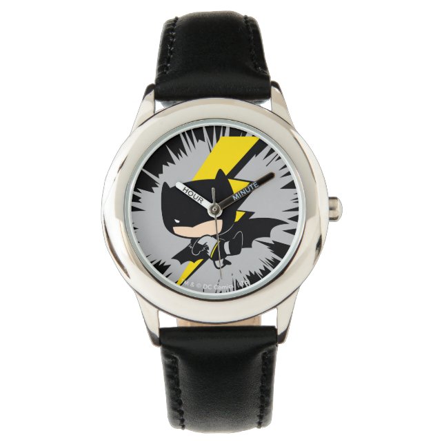 Chibi Batman Lightning Kick Watch (Front)