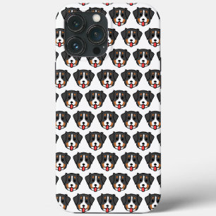 Chibi Bernese patern - cartoon dog style iPhone 13 Pro Max Case