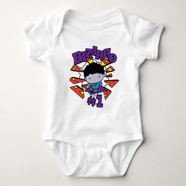 Chibi Bizarro #1 Baby Bodysuit (Front)