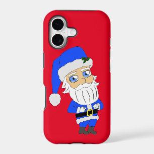 Chibi Blue Suit Santa