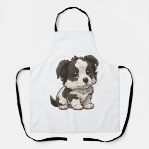 Chibi Border Collie Apron