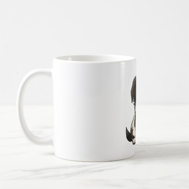 Chibi Border Collie Coffee Mug (Left)