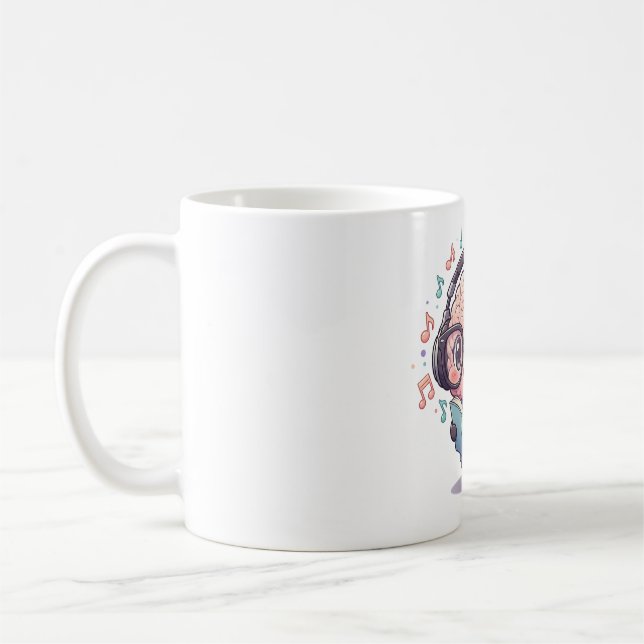 Chibi Brain Mug – Study, Sip, and Soften Your Mind (Left)