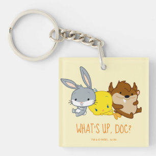 Chibi BUGS BUNNY™, TWEETY™, & TAZ™ Key Ring