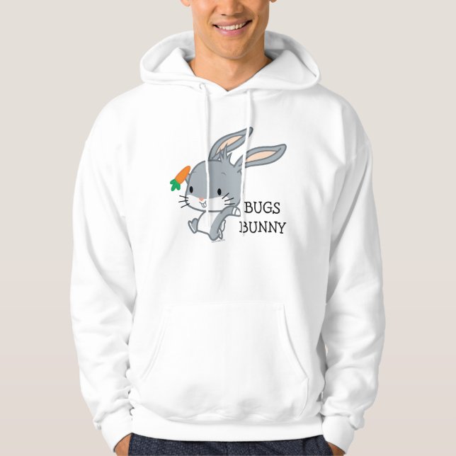 Chibi BUGS BUNNY™ With Carrot Hoodie (Front)