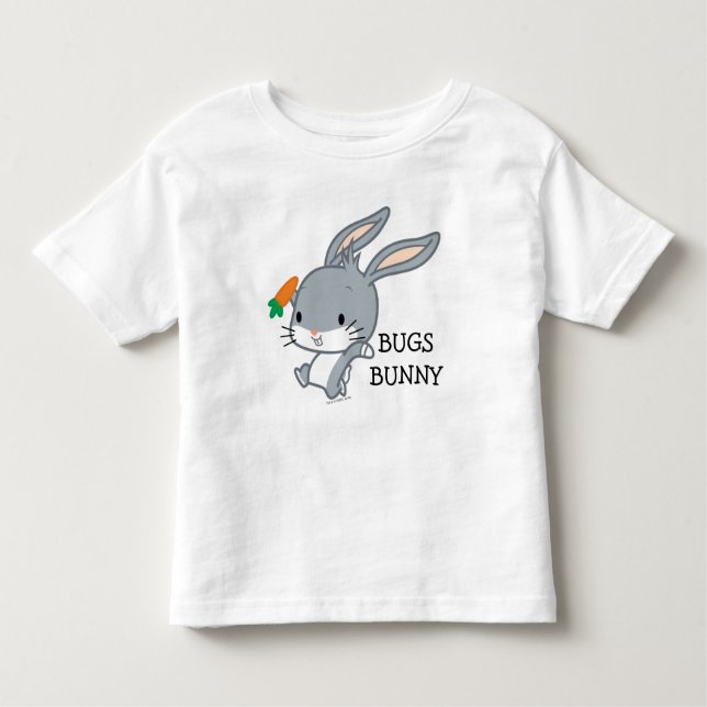Chibi BUGS BUNNY™ With Carrot Toddler T-Shirt (Front)