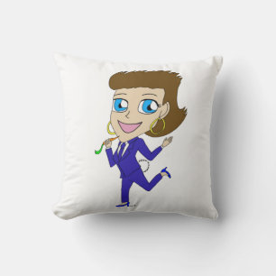 chibi bunny tail cushion