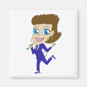 chibi bunny tail  magnet