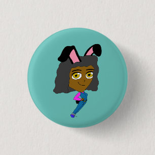 chibi bunnygirl button
