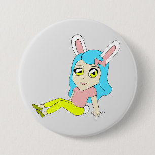 chibi bunnygirl button