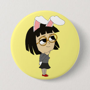 chibi bunnygirl button