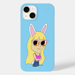 chibi bunnygirl Case-Mate iPhone 14 case