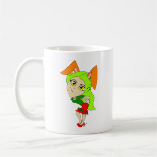 chibi bunnygirl coffee mug