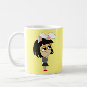 chibi bunnygirl coffee mug