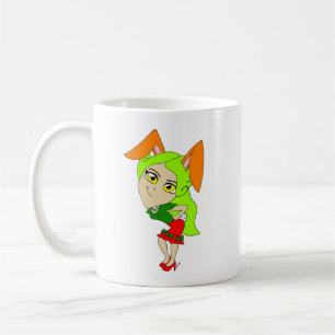 chibi bunnygirl coffee mug