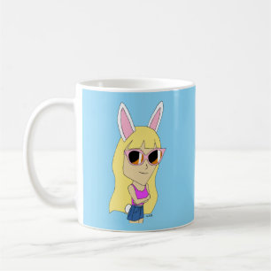 chibi bunnygirl coffee mug