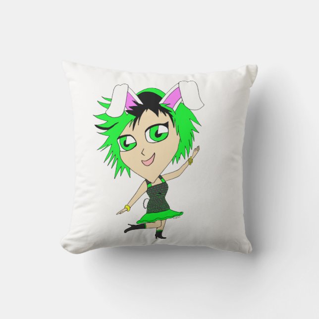 chibi bunnygirl  cushion (Front)