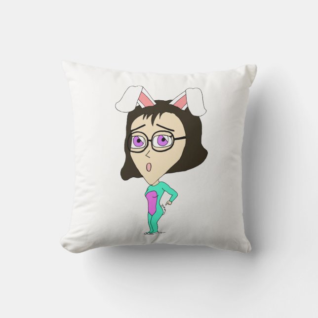 chibi bunnygirl  cushion (Front)