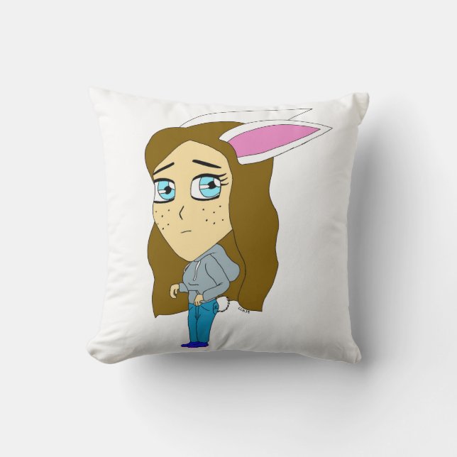 chibi bunnygirl  cushion (Front)
