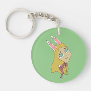 chibi bunnygirl  key ring