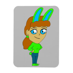 chibi bunnygirl  magnet