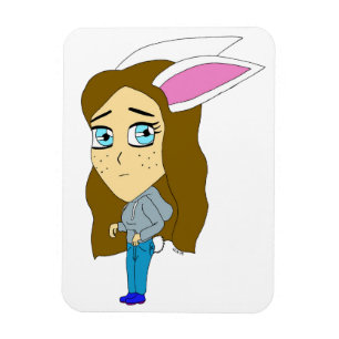 chibi bunnygirl   magnet
