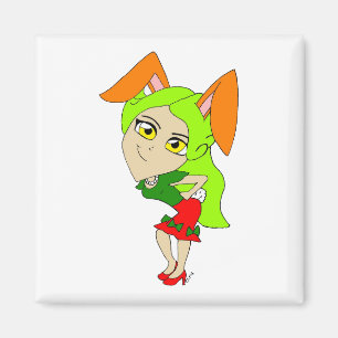 chibi bunnygirl    magnet
