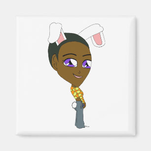 chibi bunnygirl   magnet