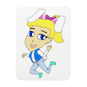 chibi bunnygirl magnet