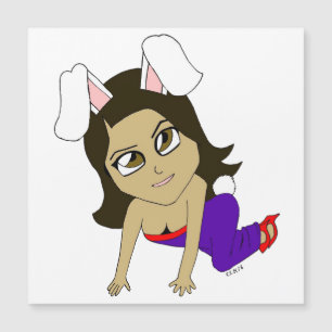 chibi bunnygirl  magnet