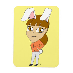 chibi bunnygirl magnet
