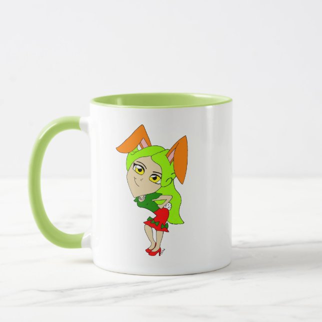 chibi bunnygirl     mug (Left)