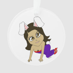chibi bunnygirl     ornament