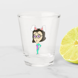 chibi bunnygirl shot glass