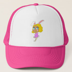 chibi bunnygirl trucker hat