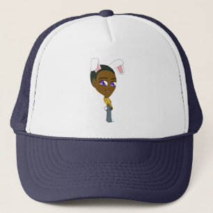 chibi bunnygirl trucker hat