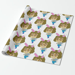 chibi bunnygirl  wrapping paper