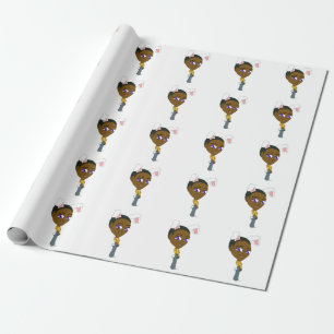 chibi bunnygirl wrapping paper