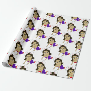 chibi bunnygirl wrapping paper