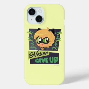 Chibi Cat Noir Never Give Up iPhone 15 Case