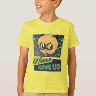 Chibi Cat Noir Never Give Up T-Shirt