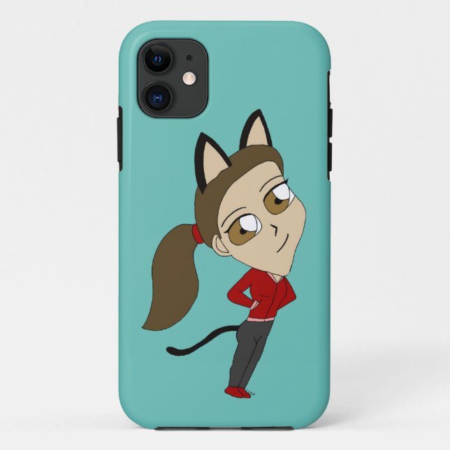 chibi catgirl    Case-Mate iPhone case (Back)