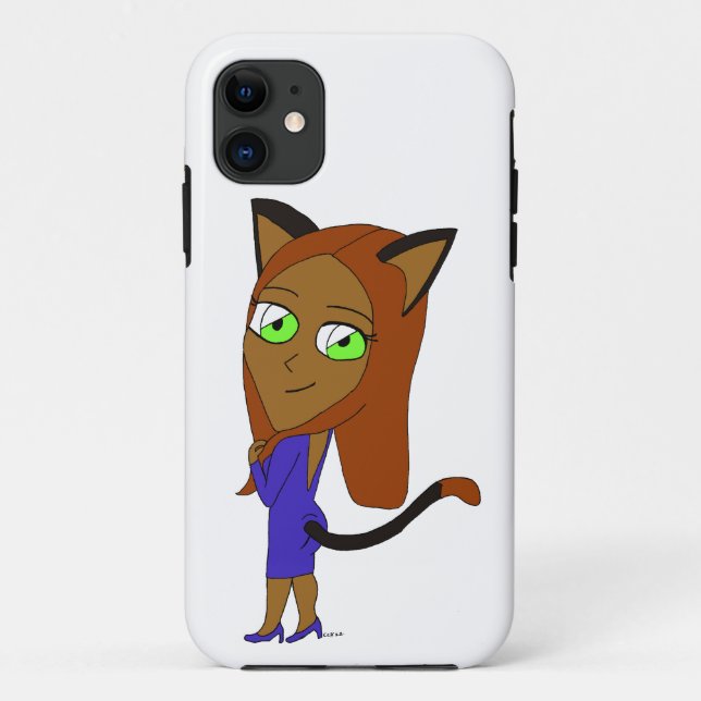chibi catgirl   Case-Mate iPhone case (Back)