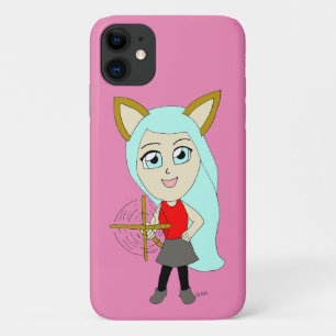 chibi catgirl  iPhone 11 case