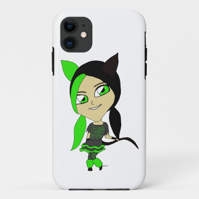 chibi catgirl   Case-Mate iPhone case (Back)